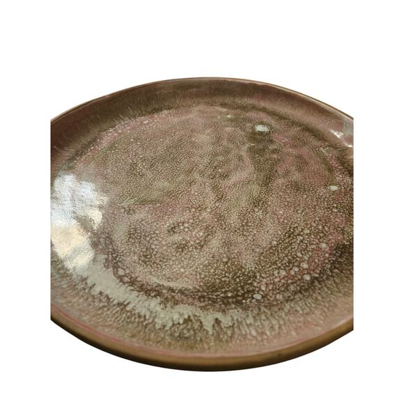 Hammat Original‎ 344 Signed Pottery Glossy Brown with red undertone Glaze - Picture 4 of 6